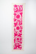 Load image into Gallery viewer, Otomi Hand-Embroidered Table Runner with Border